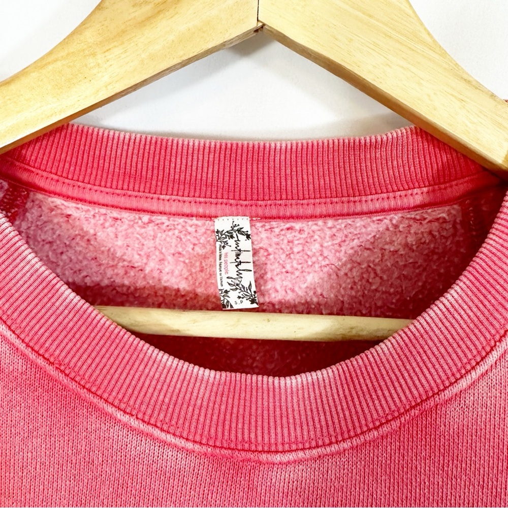 Sold Free People Crewneck Raglan Sleeve Pullover Sweatshirt - Picture 7 of 10